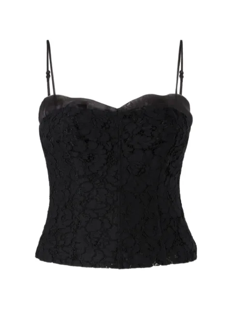 PINKO lace-detail top