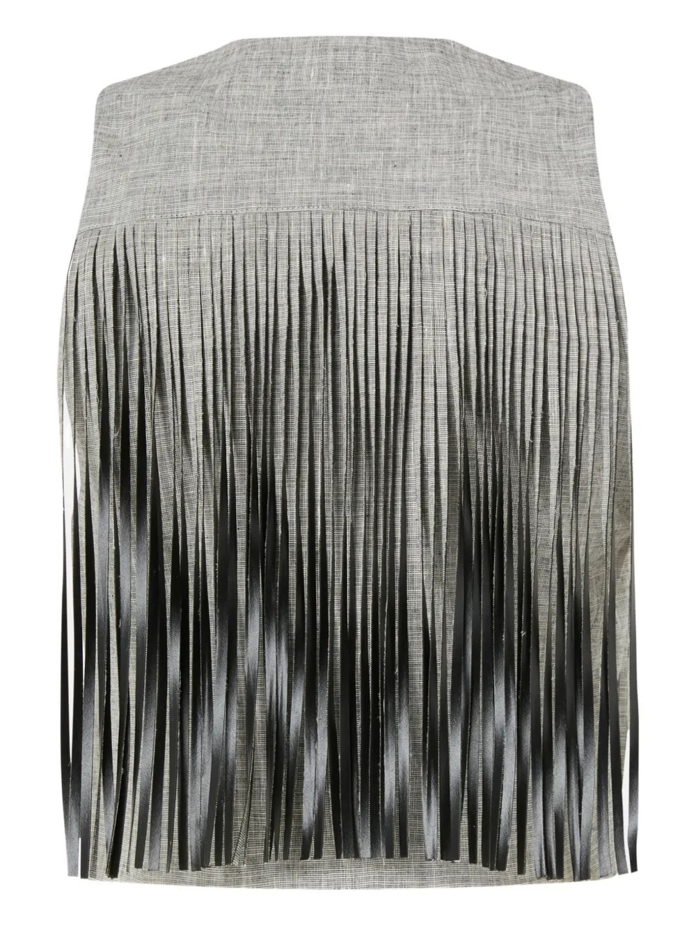  Pinko Fringed Gilet - Grey 