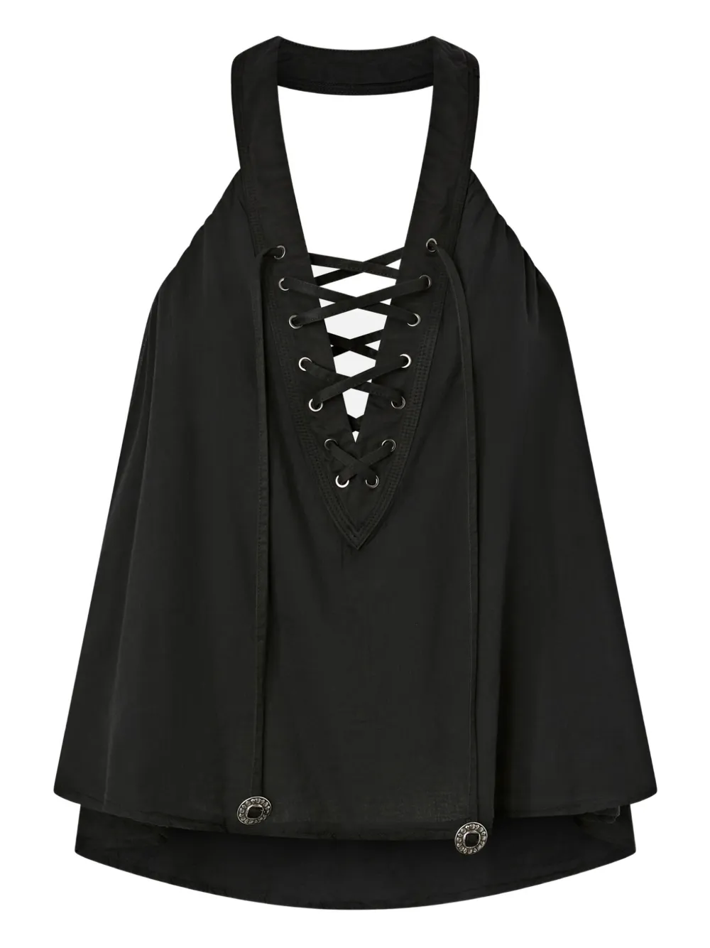 PINKO Top con lacci - Nero