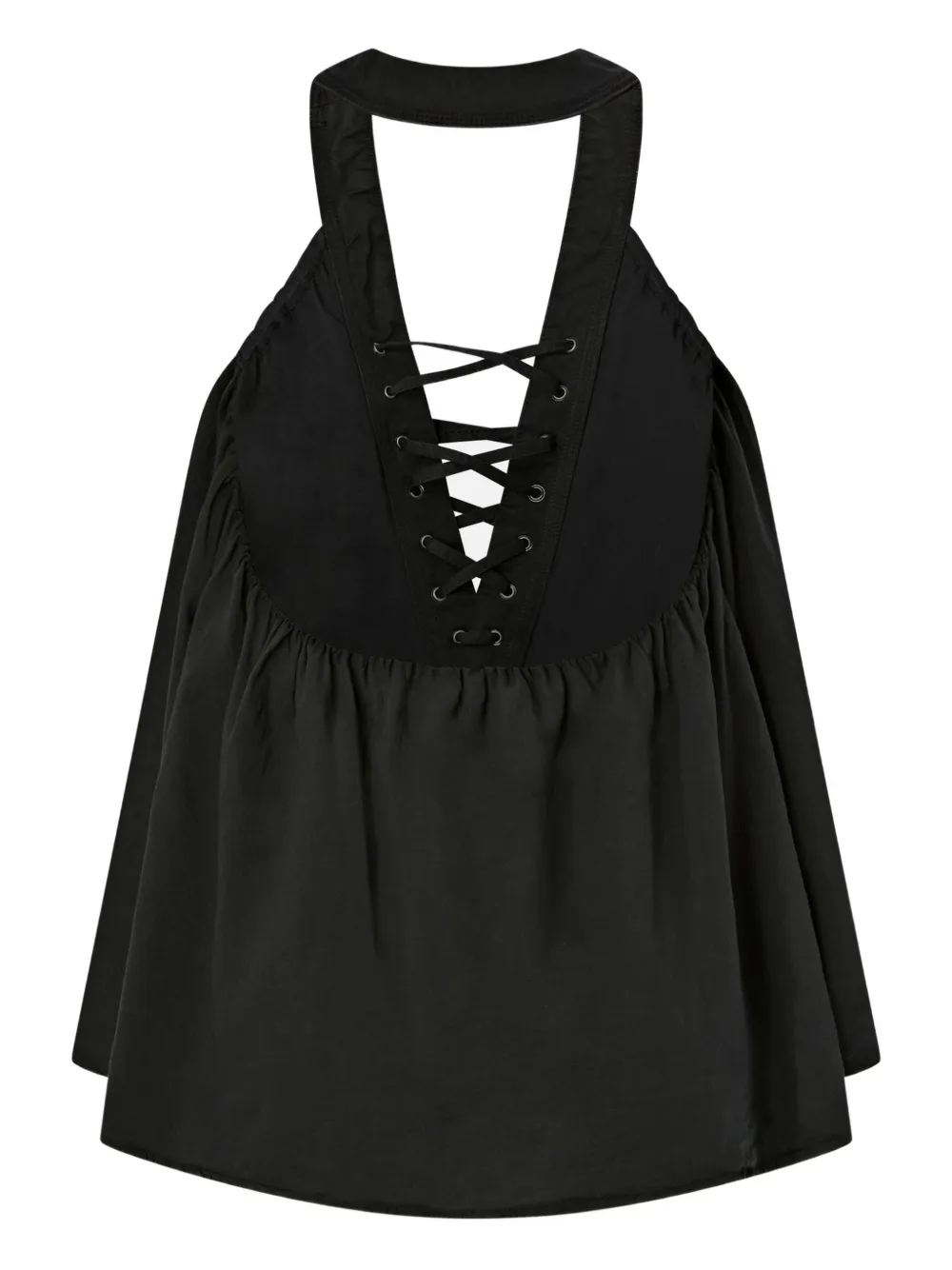  Pinko Lace-up Top - Black 