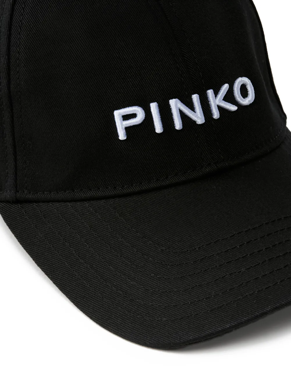 PINKO Pet met geborduurd logo Zwart