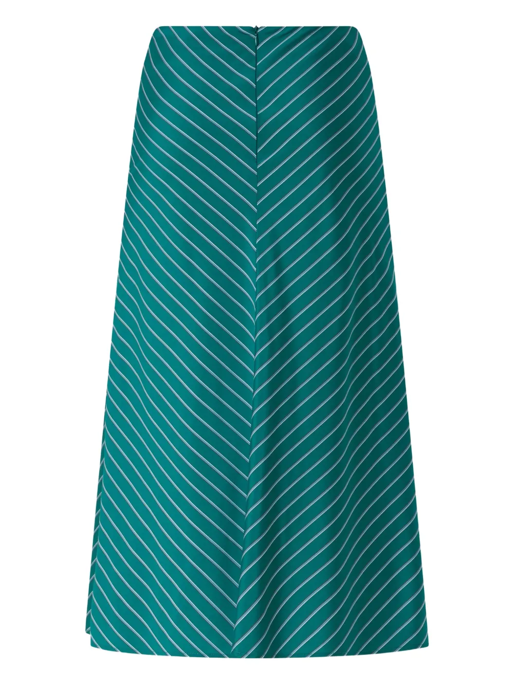 PINKO Midi-rok met gestreept patroon en sjerp Groen