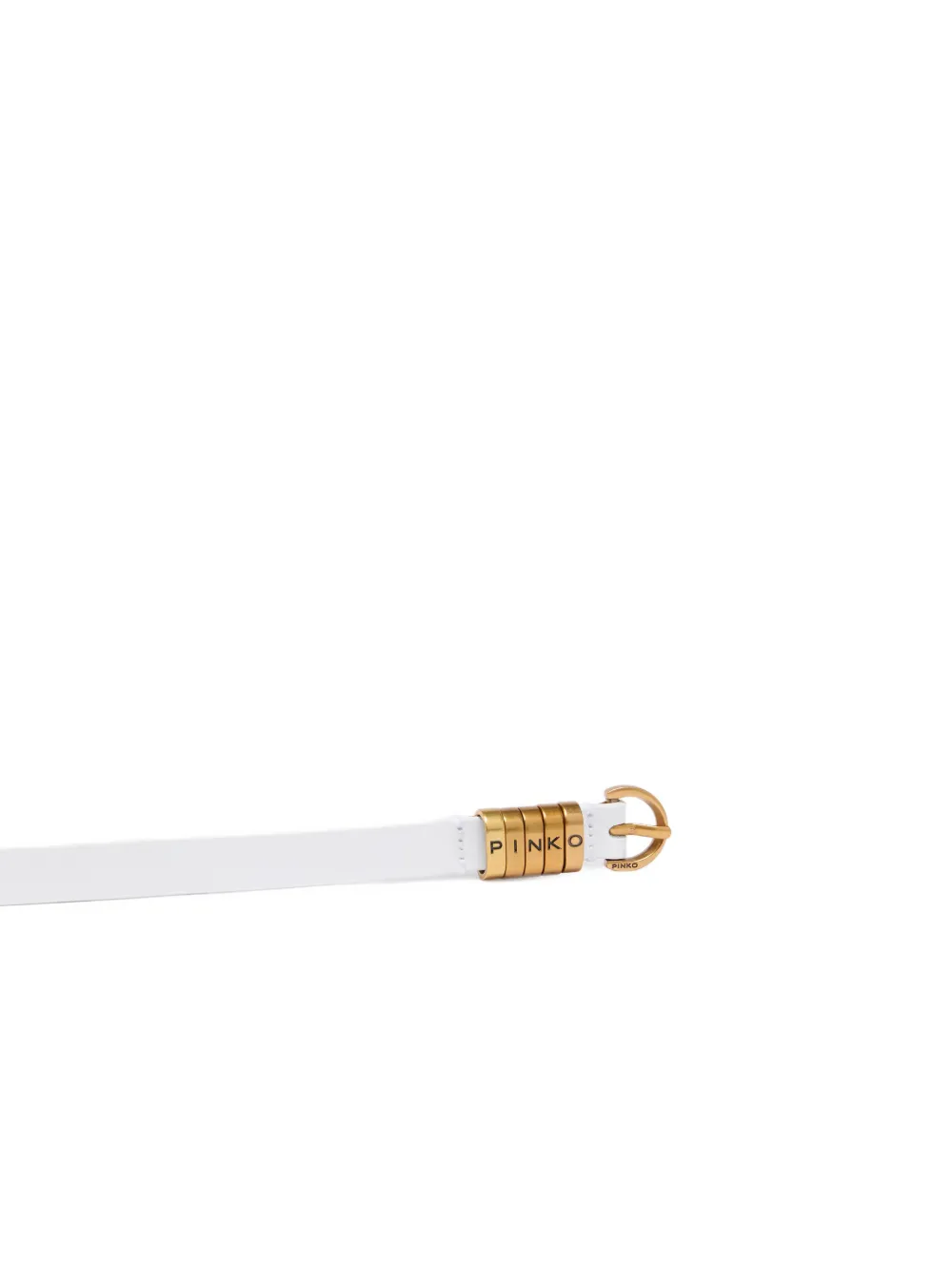 PINKO Riem met logo Wit