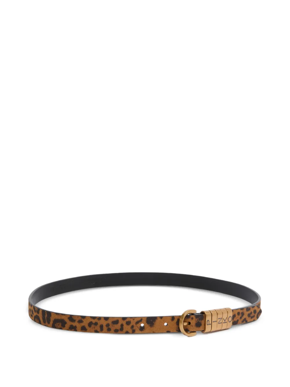 PINKO Gespriem met dierenprint Bruin