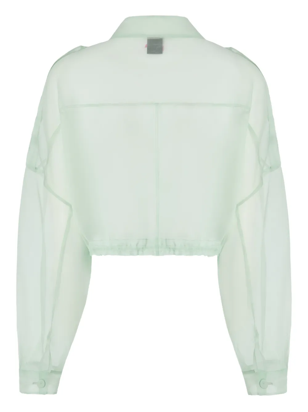  Pinko Pocket Silk Jacket - Green 
