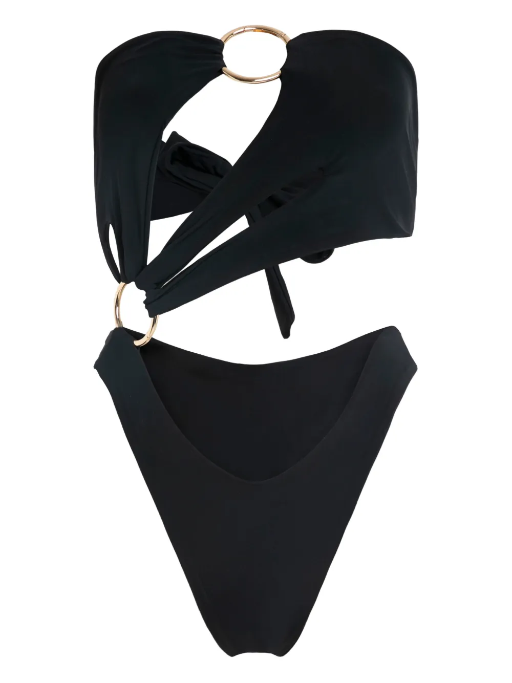 Louisa Ballou One-piece Swimsuit In Black