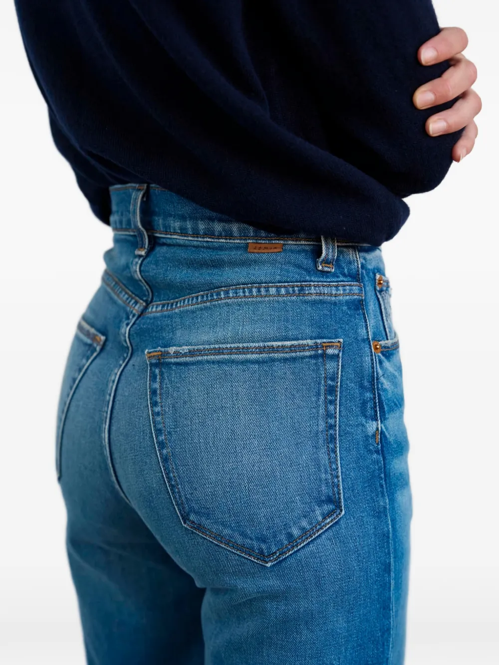 JAMIE HALLER Palazzo jeans - Blauw