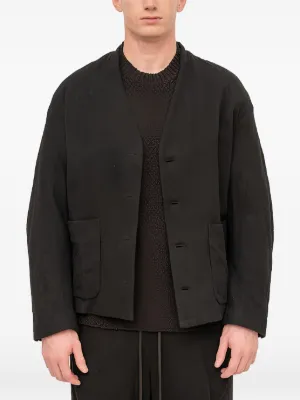 Devoa single-breasted wool-mohair Dinner Jacket | Black | FARFETCH ZA