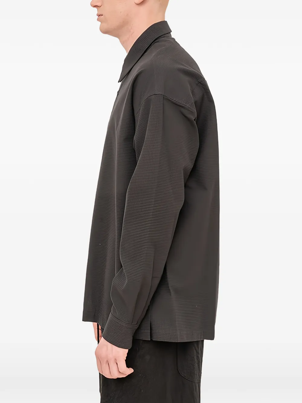 The Viridi-anne Button-up Shirt In Black