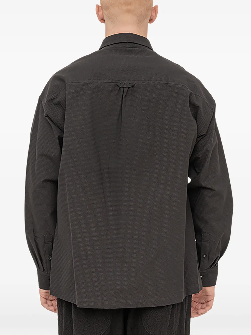 The Viridi-anne Button-up Shirt In Black