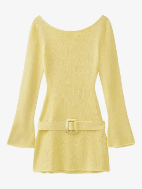 Asta Resort Maya belted-waist mini dress