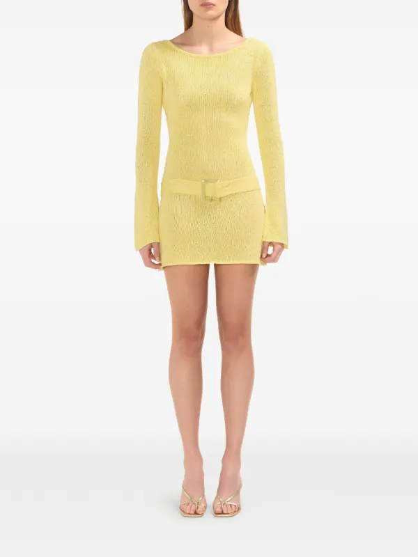 asta resort gold mini dress Nikolina Mini Dress