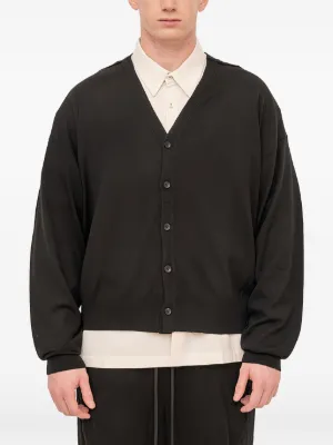 WACKO MARIA Wool Cardigan | Black | FARFETCH CA