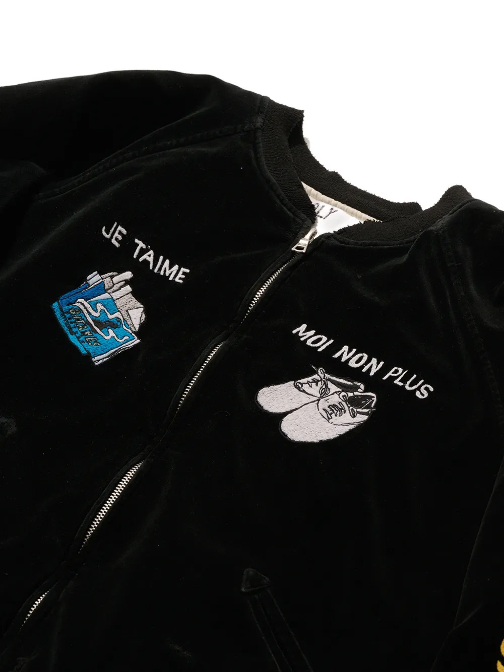  Paly Welt-pockets Bomber Jacket - Black 