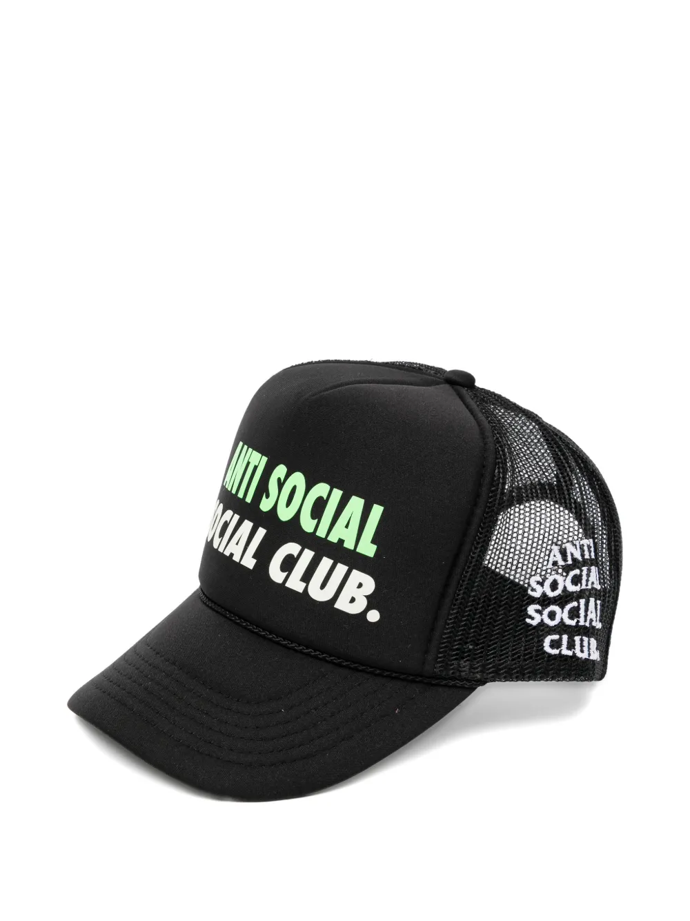 Anti Social Social Club Spell-out Trucker cap - Nero
