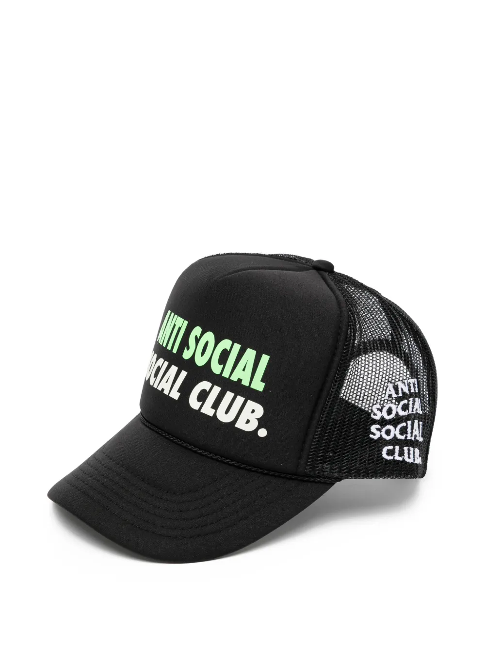 Anti Social Social Club Spell-out Trucker cap - Nero