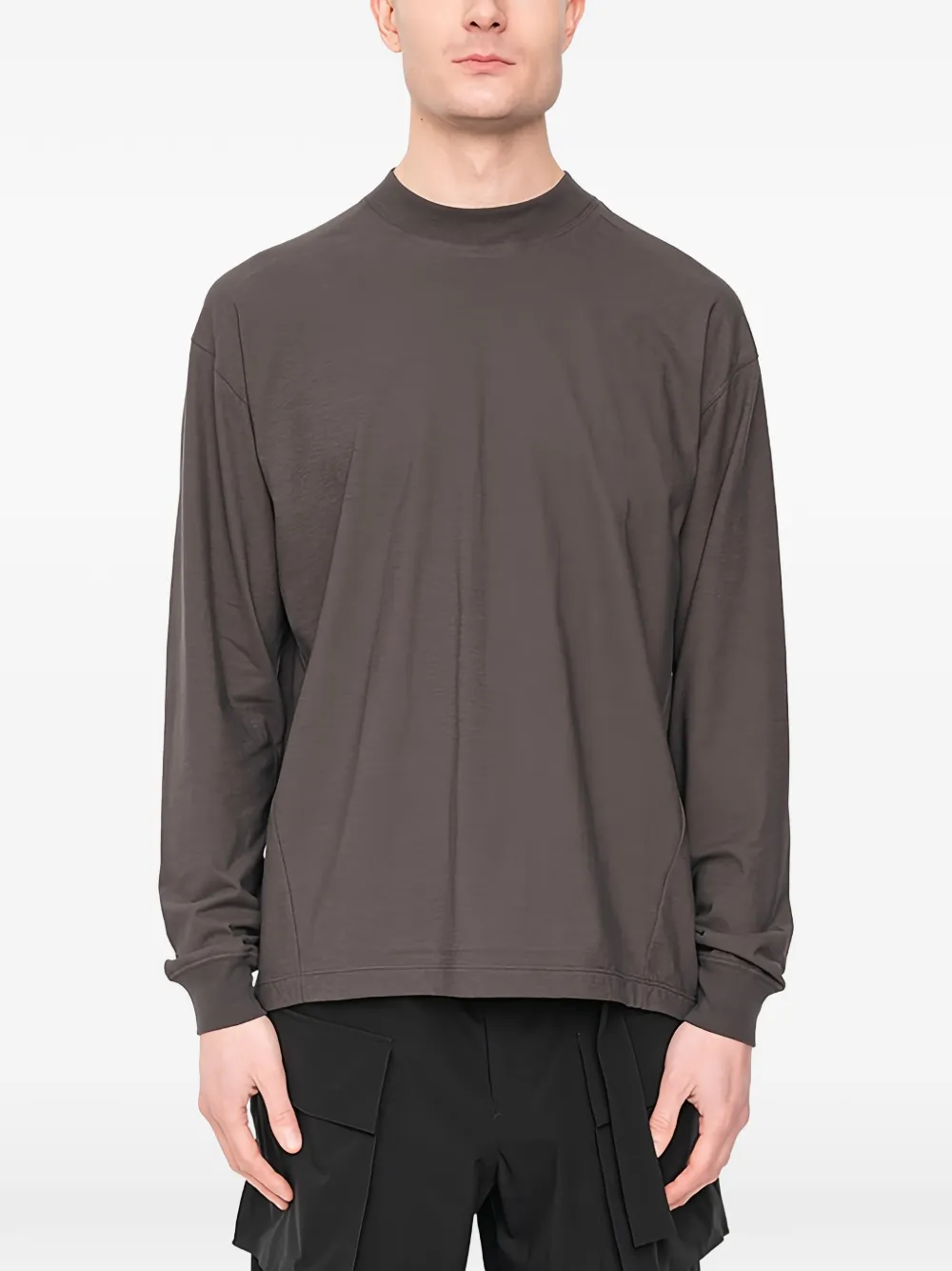 The Viridi-anne Long-sleeve T-shirt In Brown