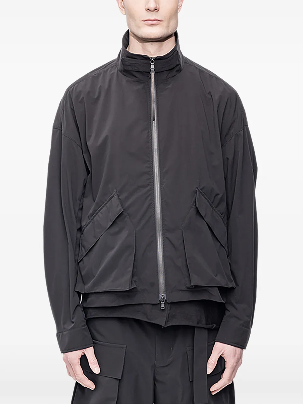The Viridi-Anne zip-up jacket | Black | Image 1
