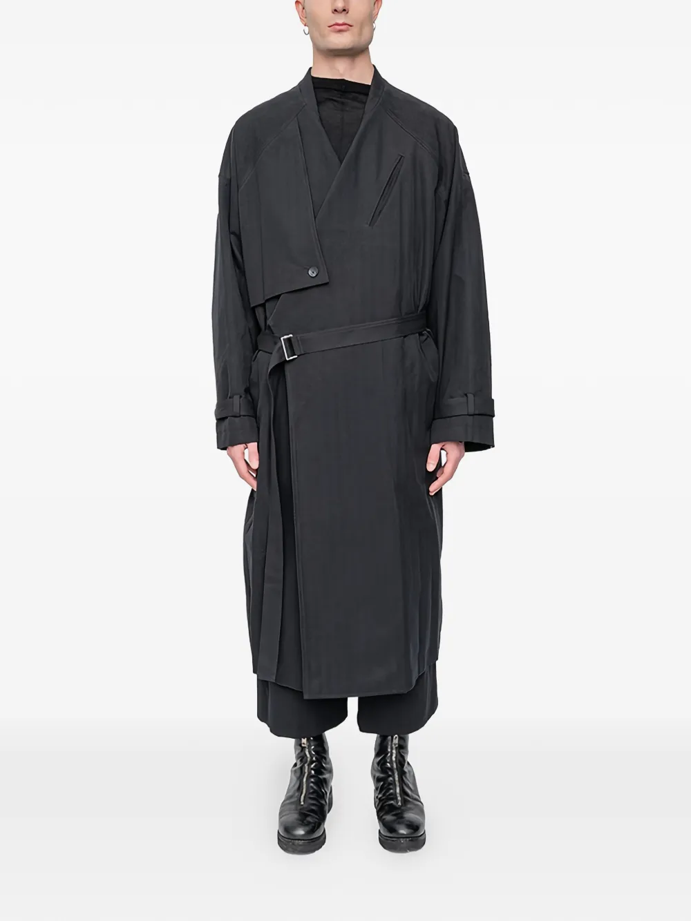 The Viridi-Anne single-breasted trench coat - Nero