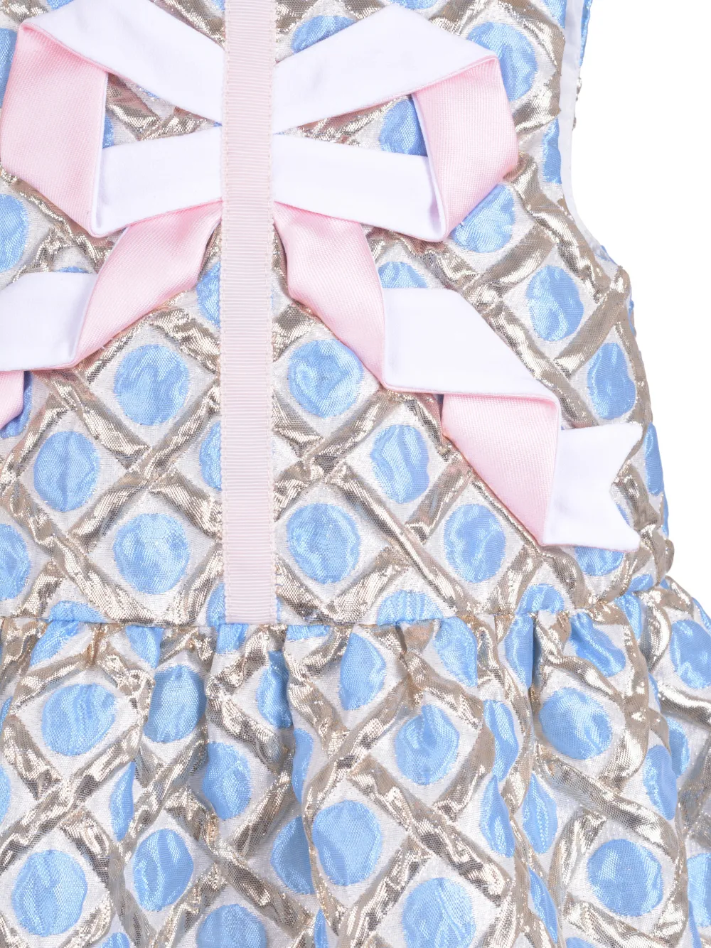 Hucklebones London Jurk met lintdetail Blauw