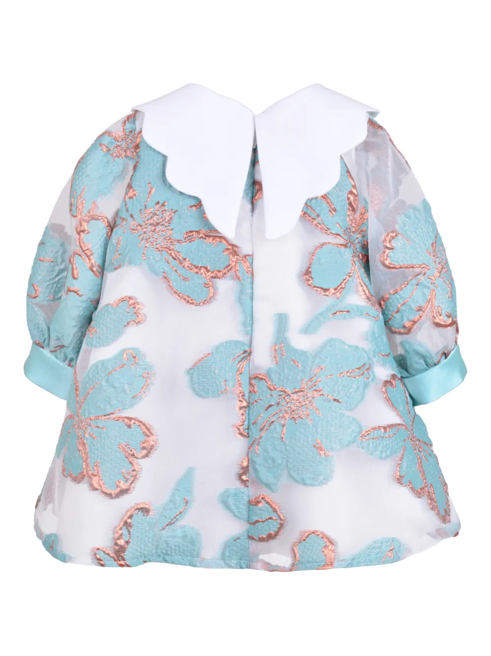 Hucklebones London Jurk met bloemenprint - Wit