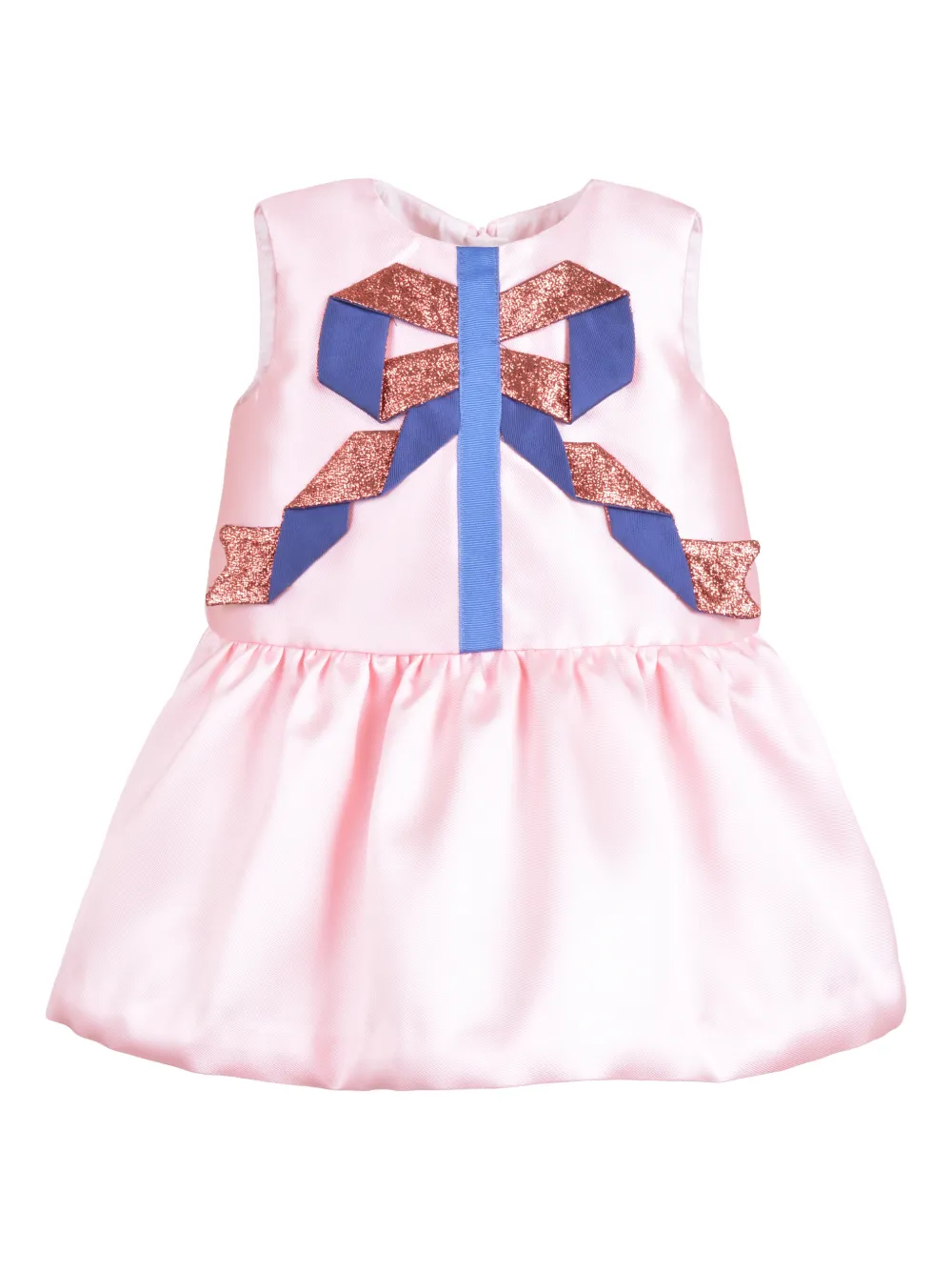 Hucklebones London ribbon-detail dress - Rosa