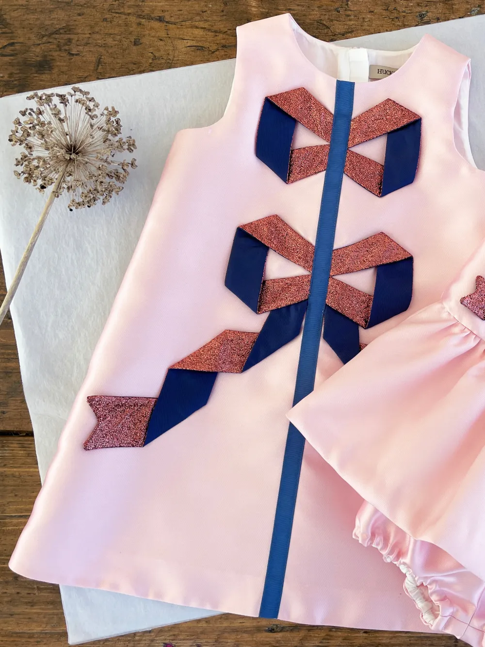 Ribbon-Design Dress