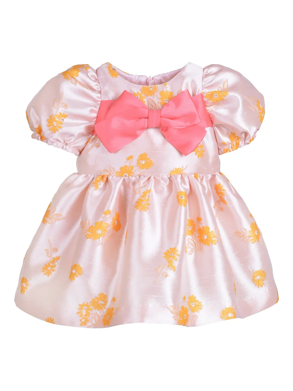 Hucklebones London puff-sleeve dress - Rosa