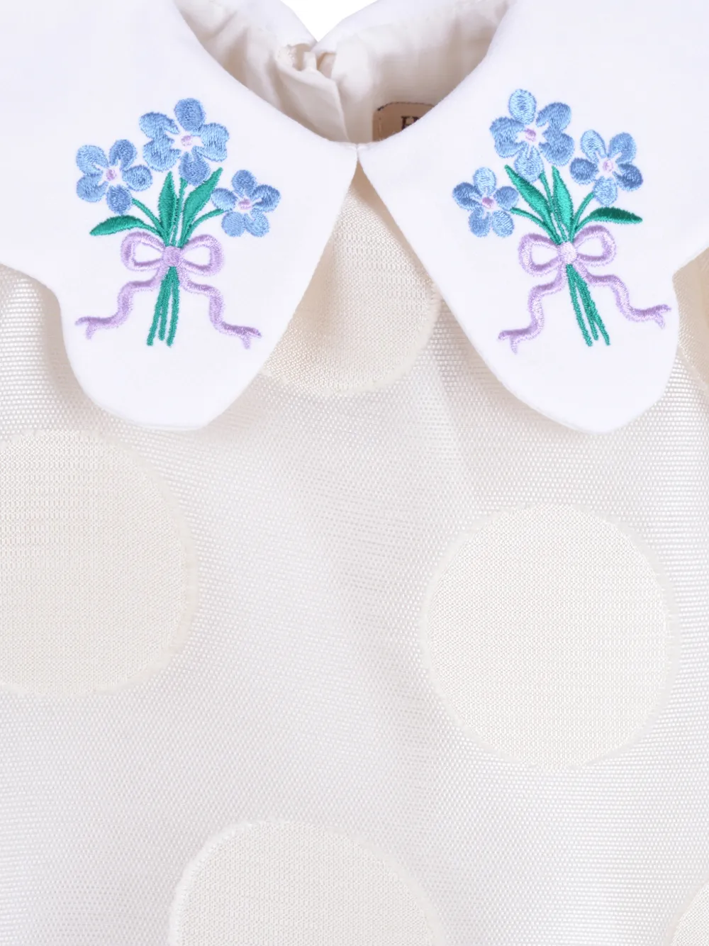  Hucklebones London Floral-embroidered Dress - Neutrals 