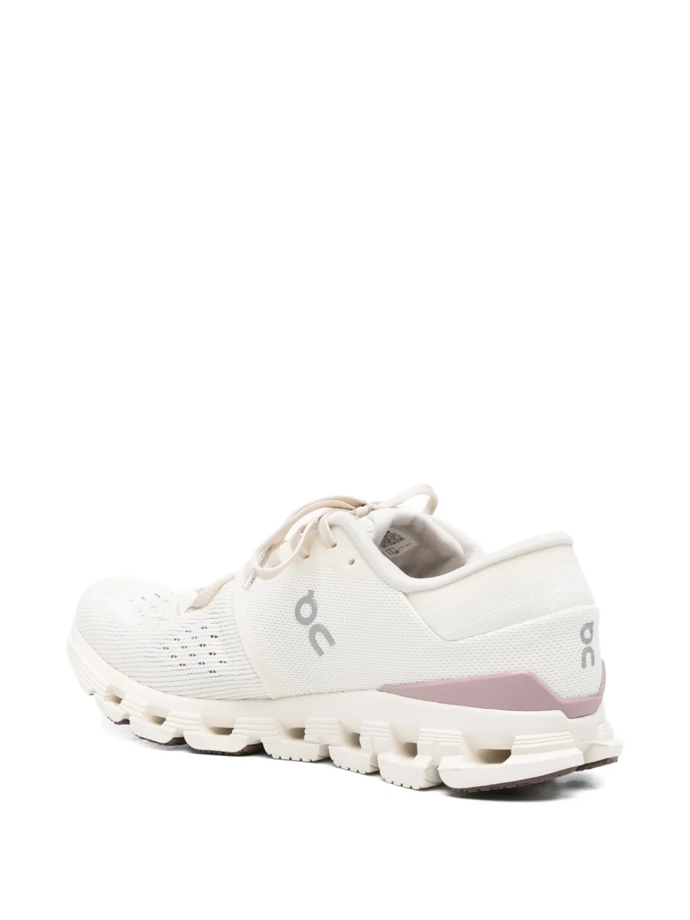 On Cloud X 4 geperforeerde sneakers Beige