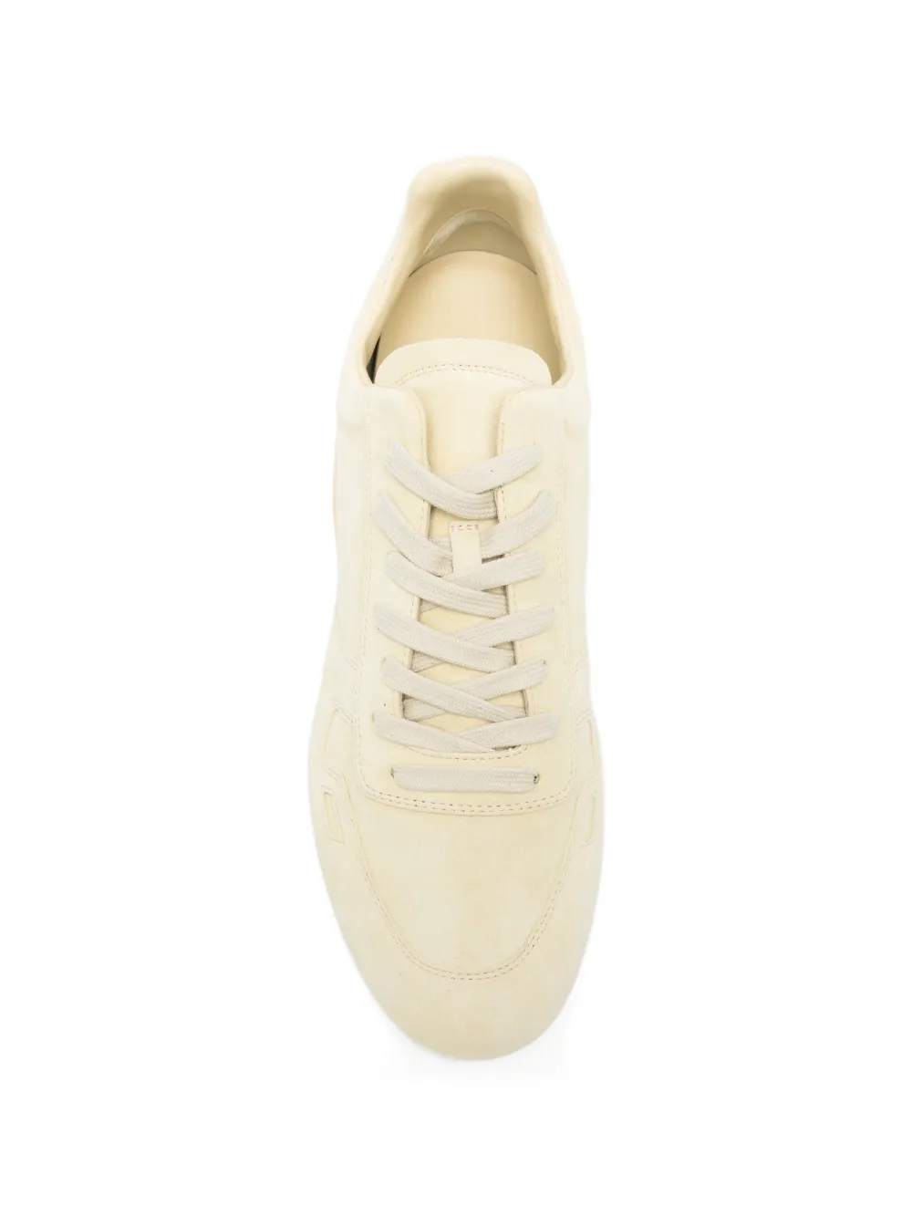 Rick Owens Minimal leren sneakers Geel