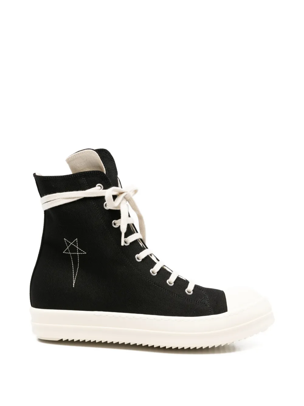 Rick Owens DRKSHDW lace-up sneakers Zwart