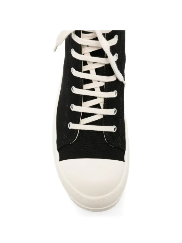 Rick Owens DRKSHDW lace-up Sneakers | Black | FARFETCH RO