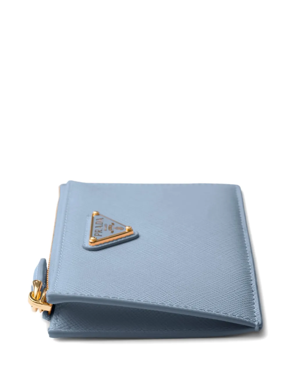 Prada サフィアーノレザー財布 | ブルー | FARFETCH JP