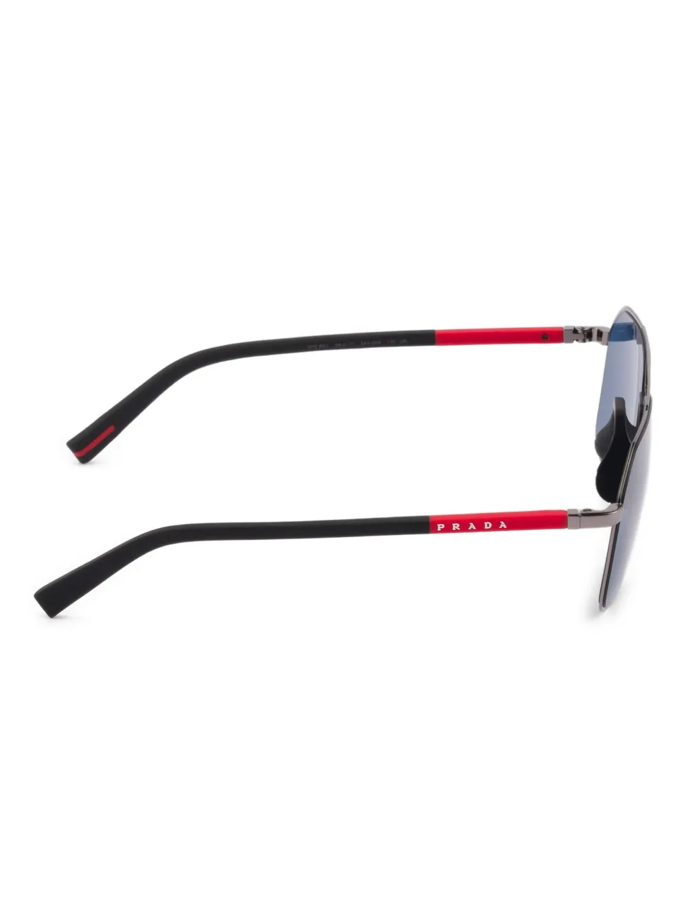 Prada Eyewear Linea Rossa zonnebril Zilver