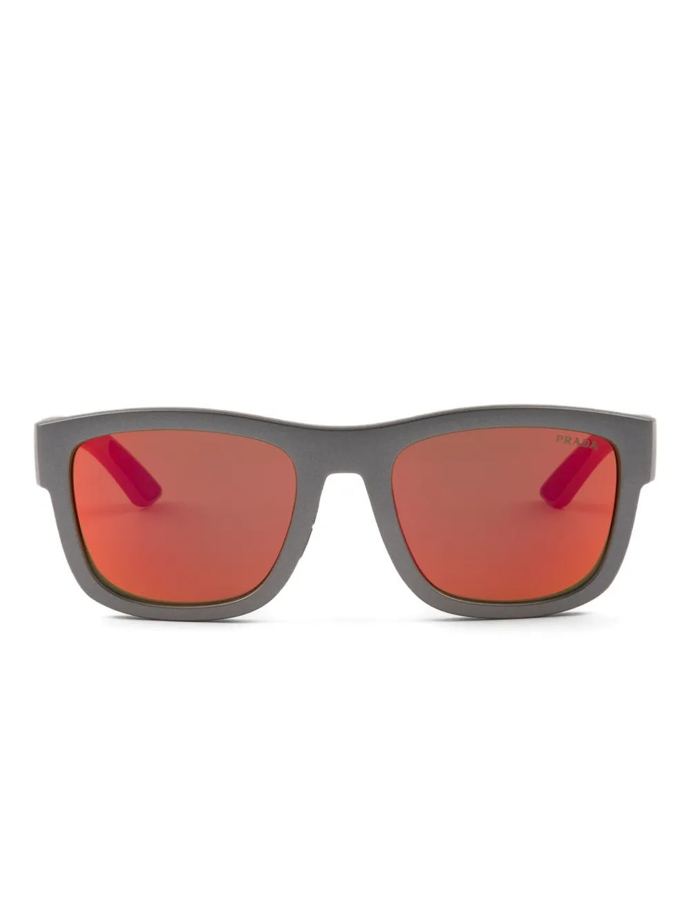 Prada Eyewear Occhiali da sole squadrati - Grigio