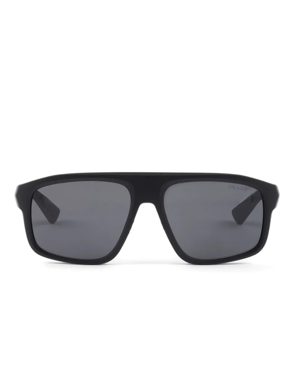 Prada Eyewear Occhiali da sole Linea Rossa squadrati - Nero