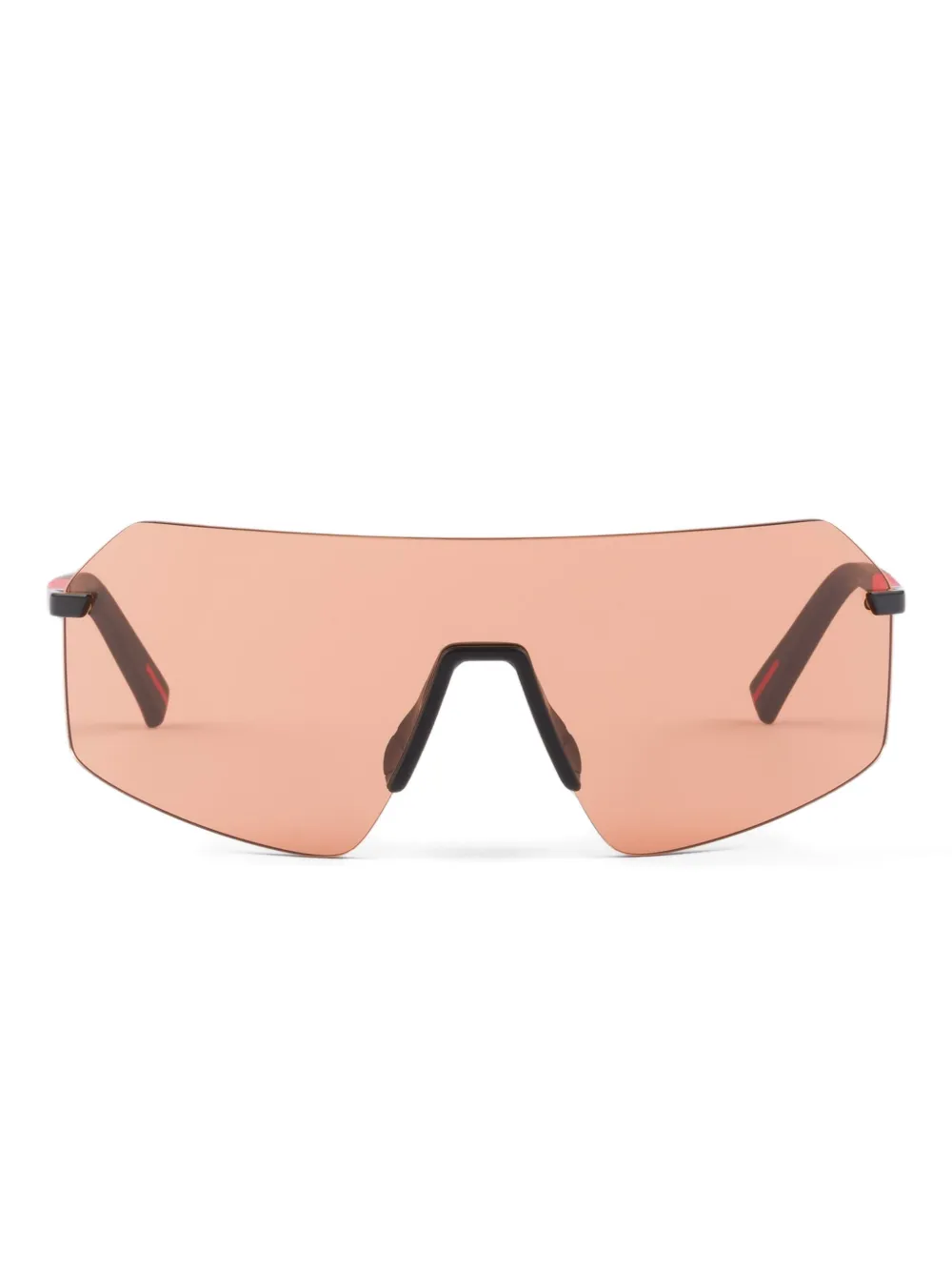 Prada Eyewear Occhiali da sole Linea Rossa - Nero