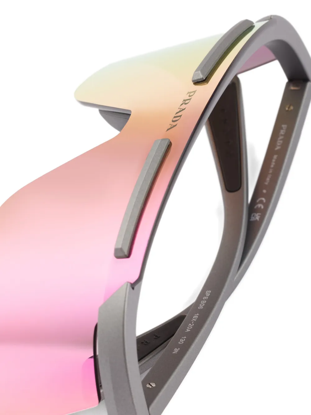 Prada Eyewear Linea Rossa Active zonnebril Grijs