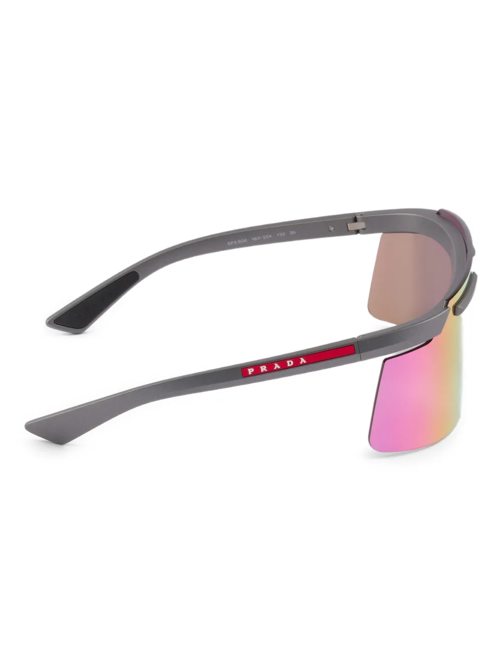 Prada Eyewear Linea Rossa Active zonnebril Grijs
