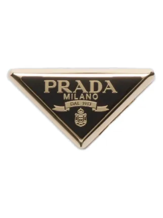 Prada ロゴ スカーフクリップ | ゴールドトーン | FARFETCH JP