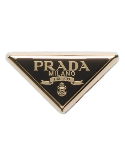 Prada logo-design scarf clip
