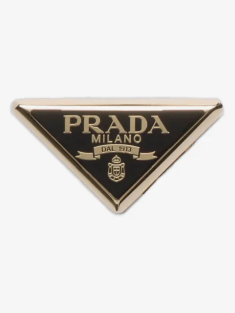 Prada logo-design scarf clip