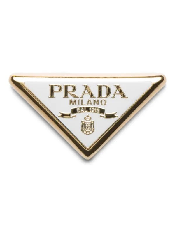 Prada ロゴ スカーフクリップ | ゴールドトーン | FARFETCH JP