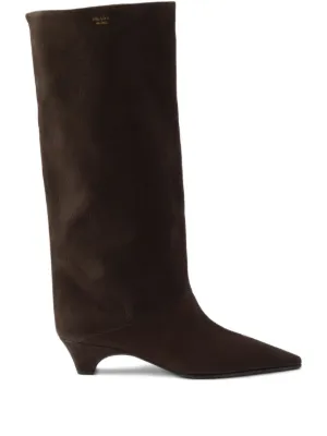 Prada leather boots