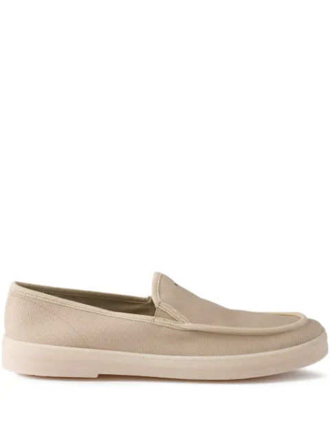 Prada logo-printed loafers