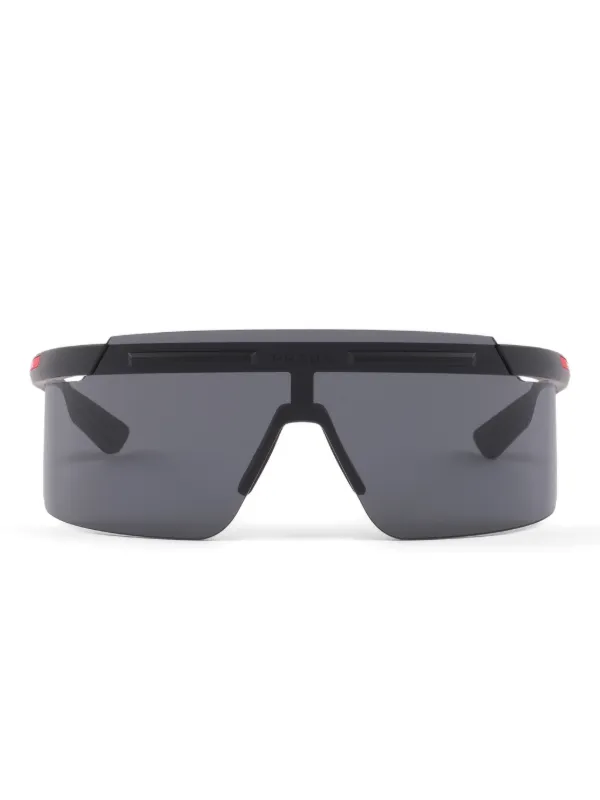 Prada Eyewear リネア・ロッサ アクティブ サングラス | ブラック