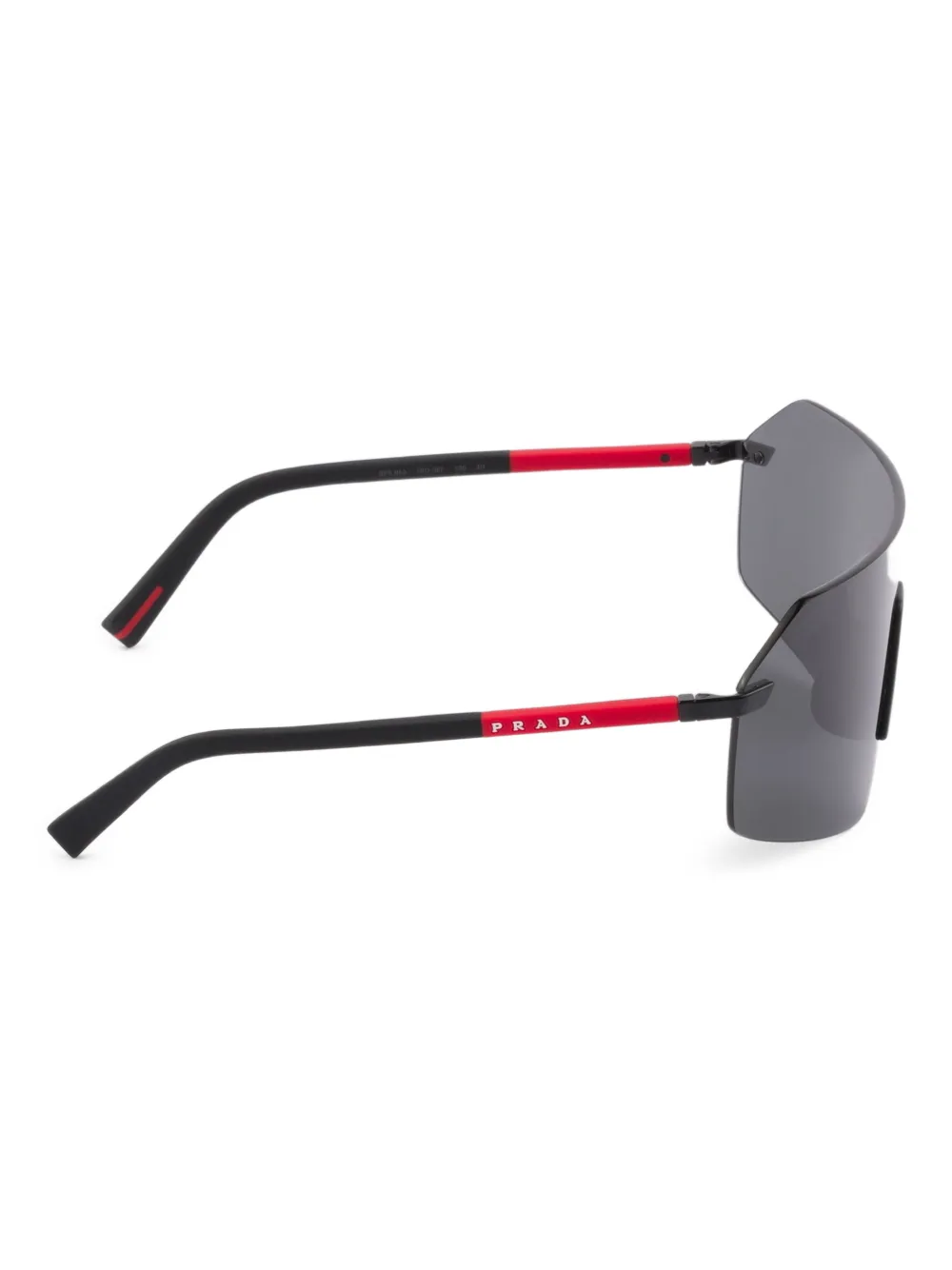Prada Eyewear Linea Rossa zonnebril Grijs