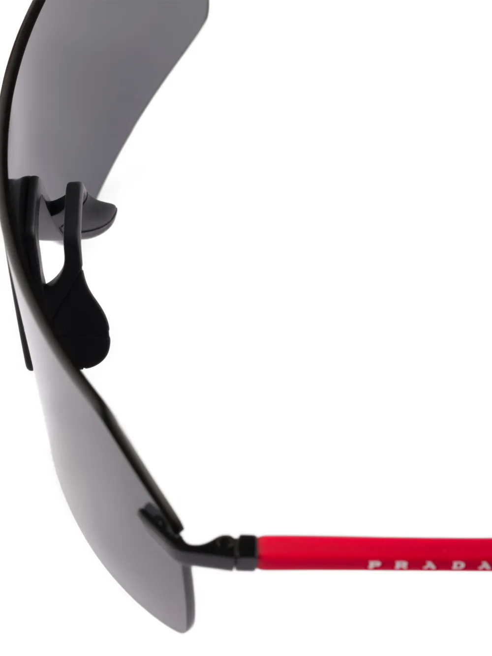Prada Eyewear Linea Rossa zonnebril Grijs