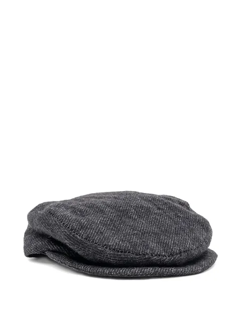 Forme D'expression herringbone newsboy cap